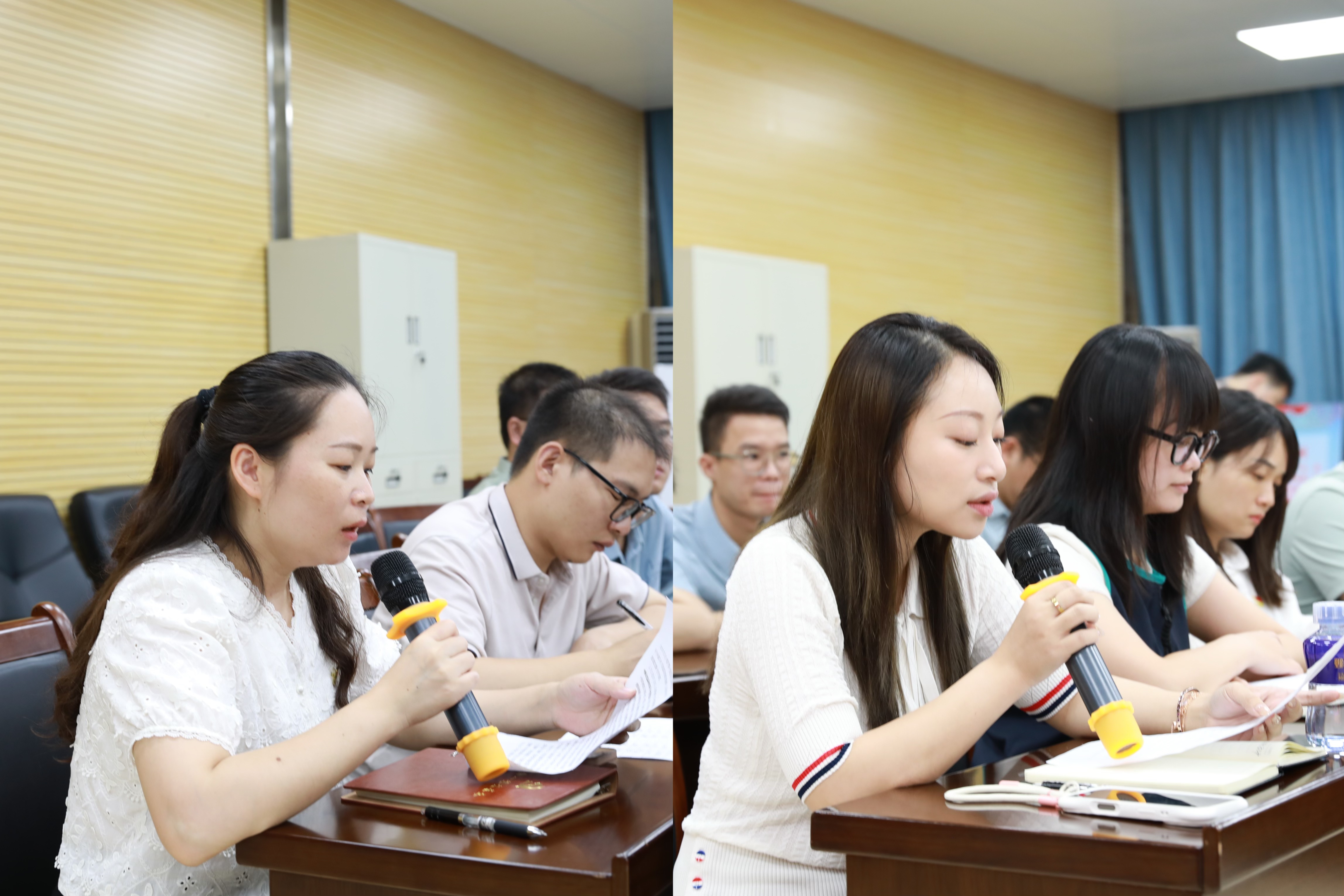 图3：党员代表、青年代表分享党史故事